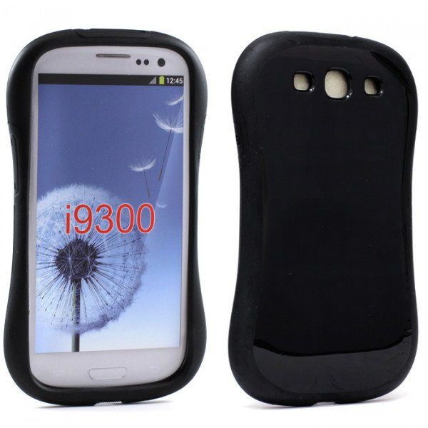 Wholesale Samsung Galaxy S3 Candy Shell Case (Black)
